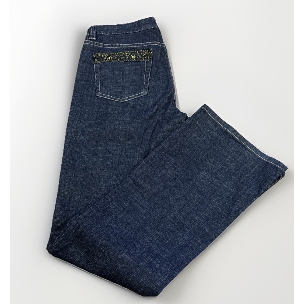 Y2K Calvin Klein‎ Jeans Womens 2 Flare Denim Made in Hong Kong